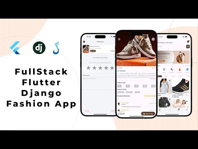 Flutter Full Stack App Development Course With Django and Backend | Part 1