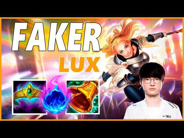 FAKER LUX SUPPORT GAMEPLAYSEASON 12 LEAGUE OF LEGENDS