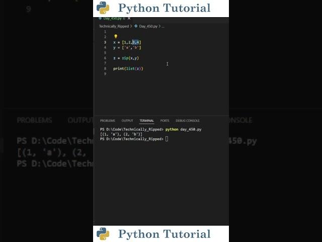 Stop Using Python's Zip Function | Python Tutorial