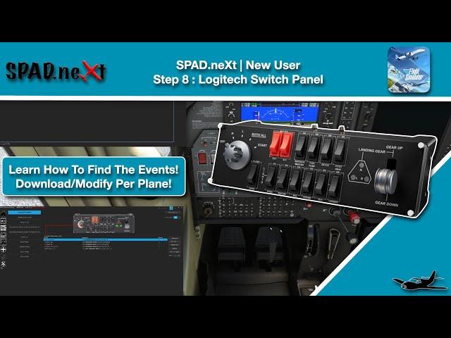 (Sim Video) New User #8 | SPAD.neXt | Logitech Switch Panel