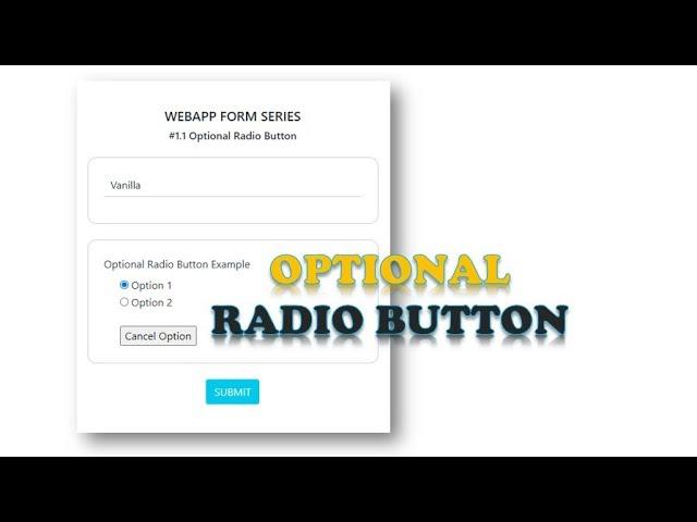 How to Connect HTML Form with GSheet using Apps Script - WebApp Form #1.1: Optional Radio Button