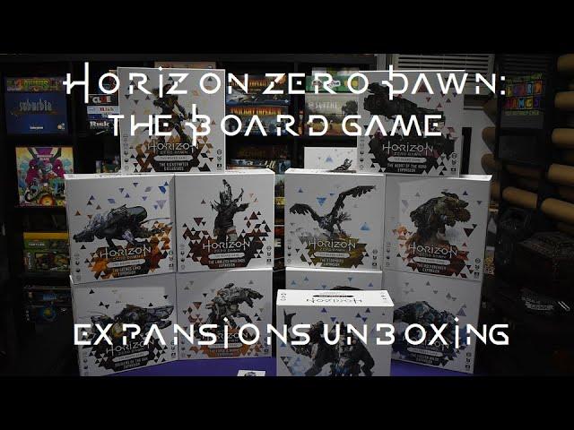 Horizon Zero Dawn: The Board Game - Expansions Unboxing