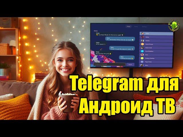 Telegram для Андроид ТВ! Новое приложение!