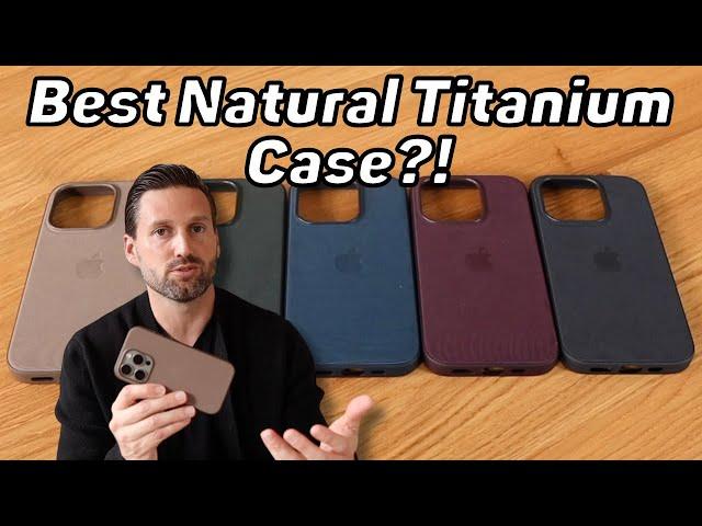 iPhone 15 Pro NATURAL TITANIUM | What is the BEST FINEWOVEN Case?!