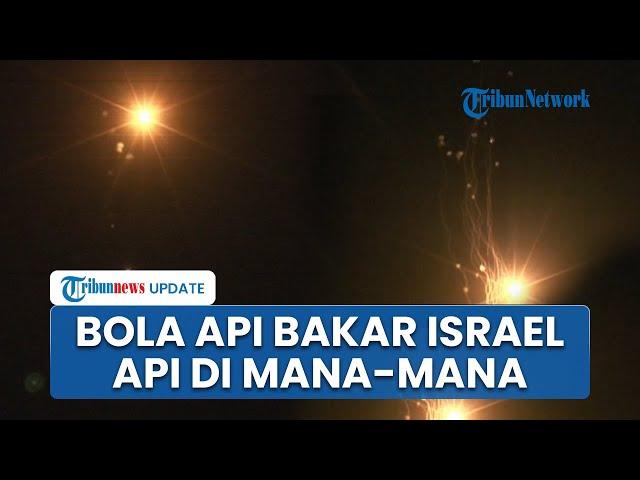 Israel Diguyur Hujan Rudal Hizbullah, Bola Api Hantam Pemukiman Baru Ciptakan Kebakaran di Mana-mana