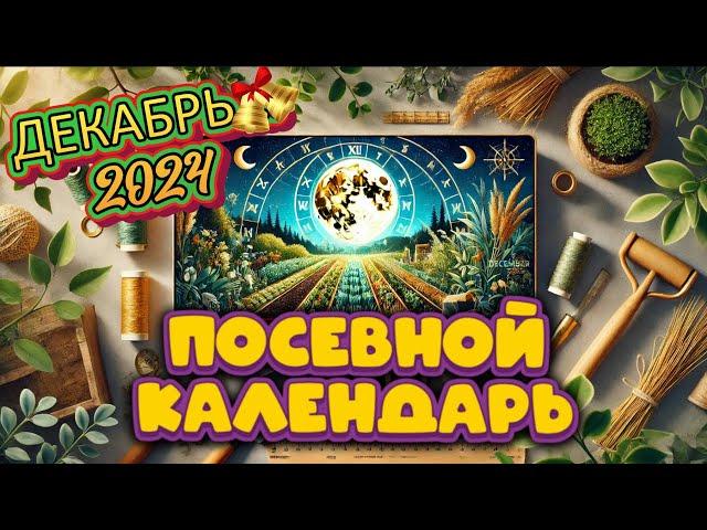 Агрогороскоп Декабрь 2024: Лунный посевной календарь для сада и огорода