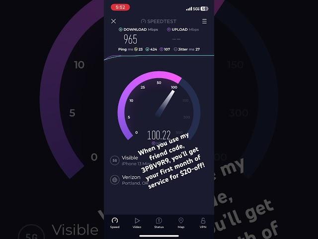 Visible Mobile Speed Test! Fast!!!! Cheap!