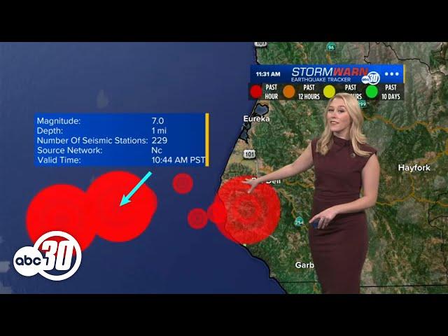 Magnitude 7.0 earthquake strikes Northern California, USGS reports