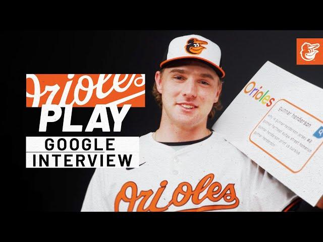 Google Interview with Gunnar Henderson | Baltimore Orioles