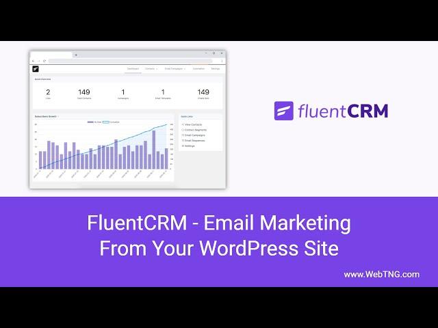 FluentCRM - Email Marketing From Your WordPress Site