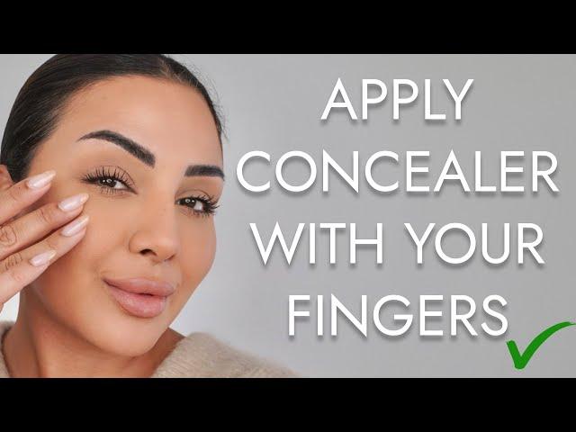 HOW TO APPLY CONCEALER WITH FINGERS FOR A FLAWLESS FINISH | NINA UBHI