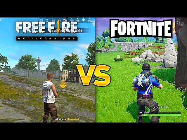 FreeFire vs Fortnite - Comparison 2021