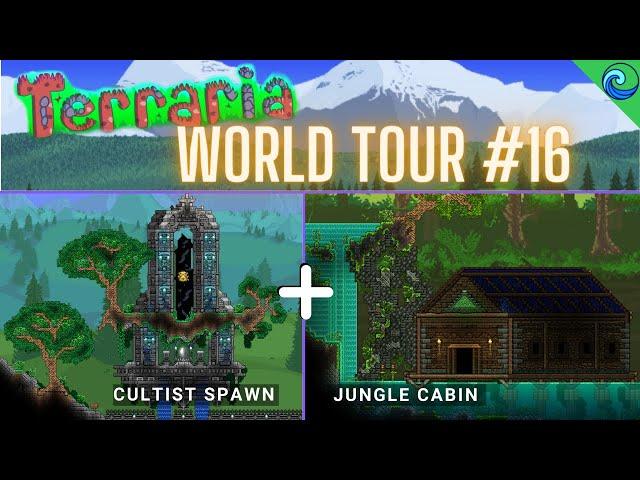 TERRARIA WORLD TOUR: Only 3D Builds || Build Guide Terraria 1.4 ||