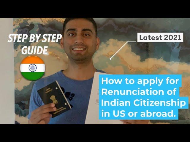 HOW TO Renounce Indian Citizenship VFS Global process | Latest 2023 | Step by step guide