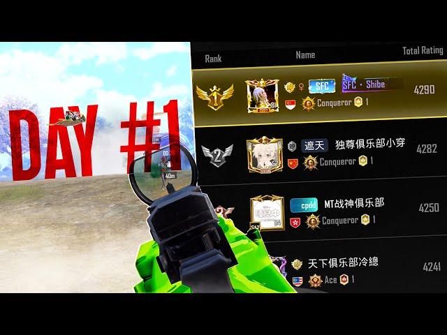 24 Hours to Asia Rank #1 | C6S17 Duo Conqueror Gameplay | PUBG Mobile