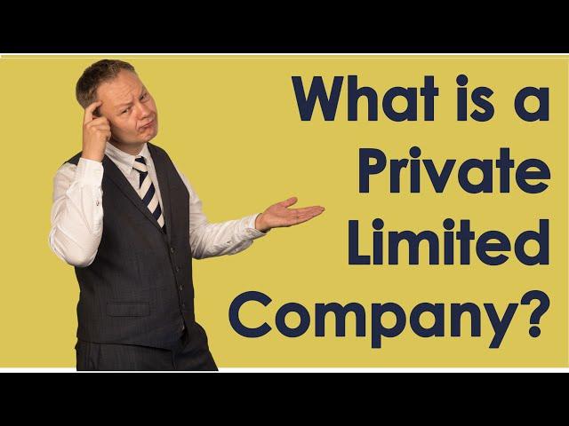 What is a private limited company?