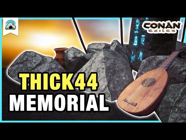 New Neebs Gaming EASTER EGG – Memorial to Thick44, Human Man Warrior | Conan Exiles [Public Beta]