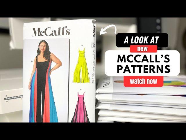 NEW SUMMER McCALL'S PATTERN COLLECTION | sewing patterns | McCalls