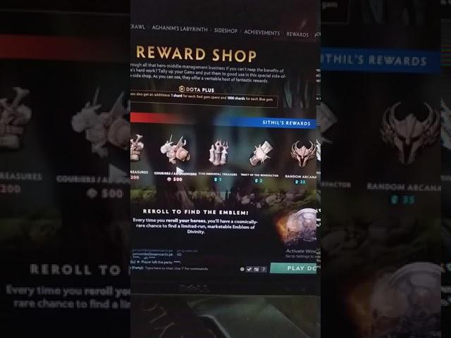 Redeeming arcana from side shop 2020 battle passs dota 2