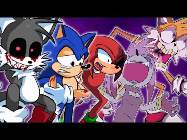 Chasing - Origin of Tails.EXE But Everyone Sings HD Dialogue & 240FPS