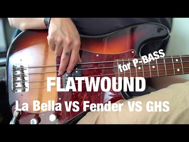 FLAT WOUND La Bella vs Fender vs GHS