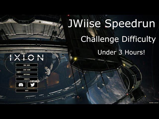 Ixion Speedrun - Challenge Difficulty, full playthrough in less than 3 hours