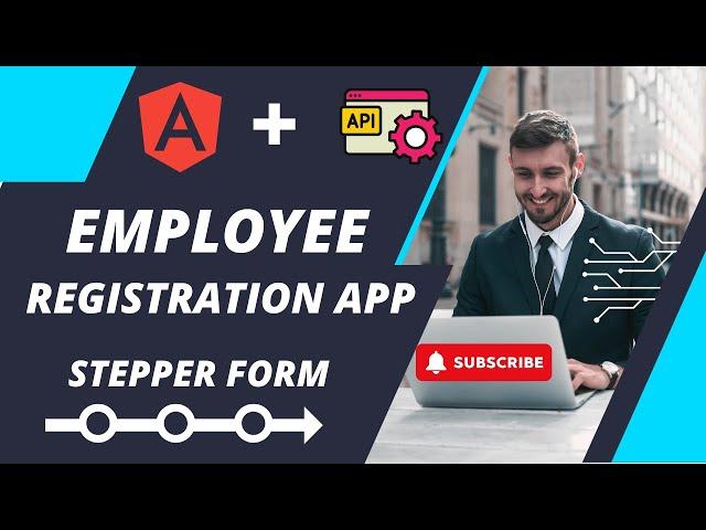 Employee Registration app Angular 17 | Stepper Form | Angular 17 Project