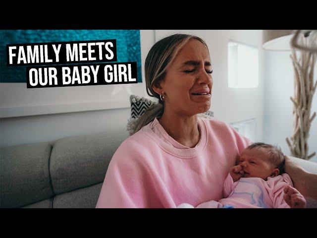 Family Meets Our Newborn Baby Girl (emotional)