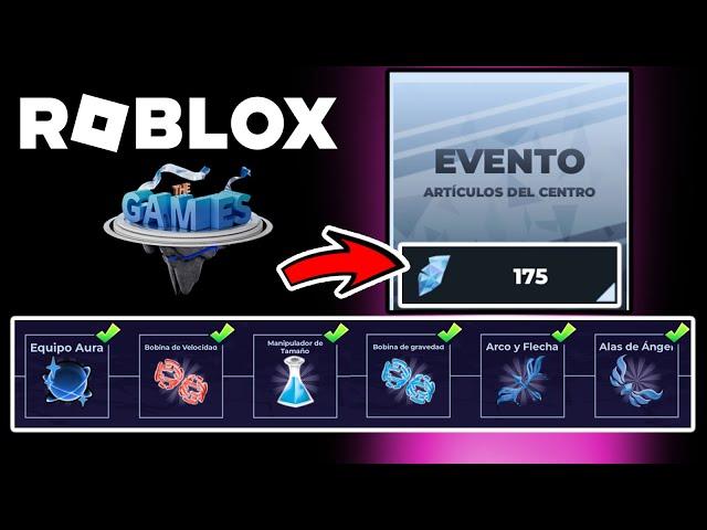 Consigue TODOS LOS ARTICULOS en 1 VIDEO! EVENTO Roblox The Games! - 175 SHARDS