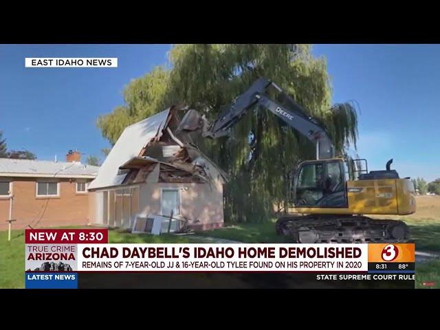 Convicted killer Chad Daybell's former home in Idaho torn down