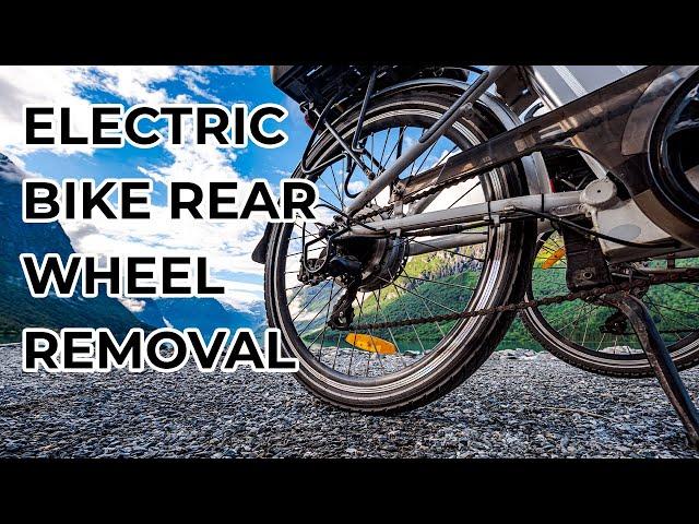 Electric Bike Rear Wheel Removal