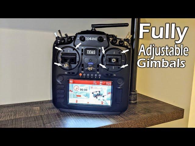 Eachine TX16S First Look // Easy Gimbal Adjustment // Upgraded TX16S