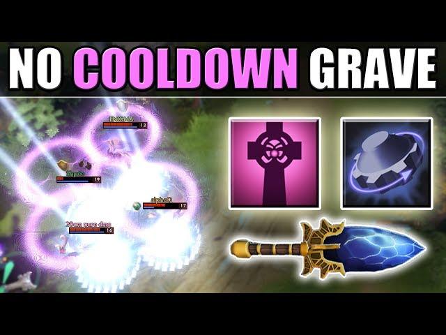 Unlimited AoE Shallow Grave [Triple Aghs Upgrade] Dota 2 Ability Draft