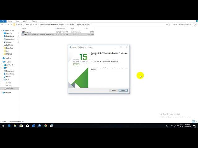 Install VMware Workstation 15 0 + Keygen Full Activated