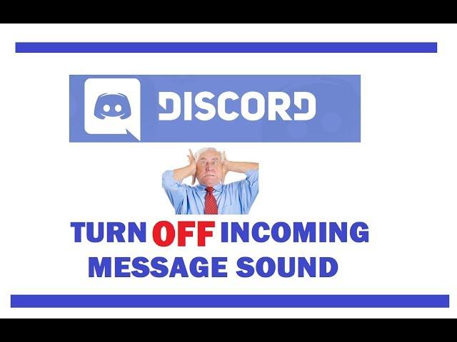 TURN OFF Beeping Sound in Discord!