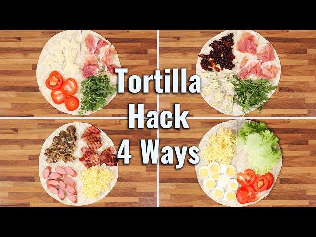 TikTok Viral Tortilla Hack - 4 Tasty Ways