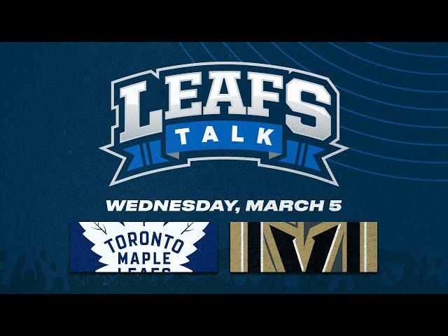 Maple Leafs vs. Golden Knights LIVE Post Game Reaction | Leafs Talk