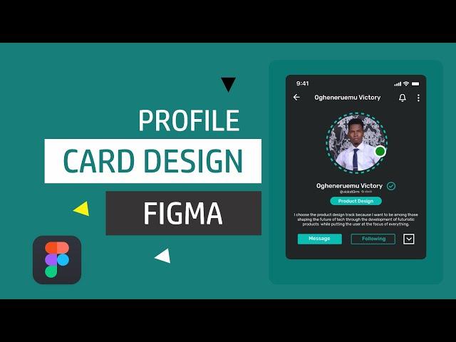 Figma Tutorials - Profile Card Design 2022