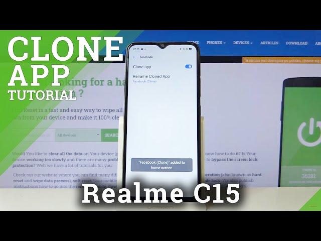 How to Clone Apps in REALME C15 – Duplicate Apps