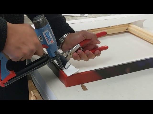 How to Make a Canvas Print - Watch the Canvas Being Made