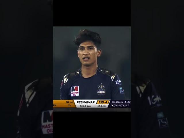 Hasnain show his power #cricket