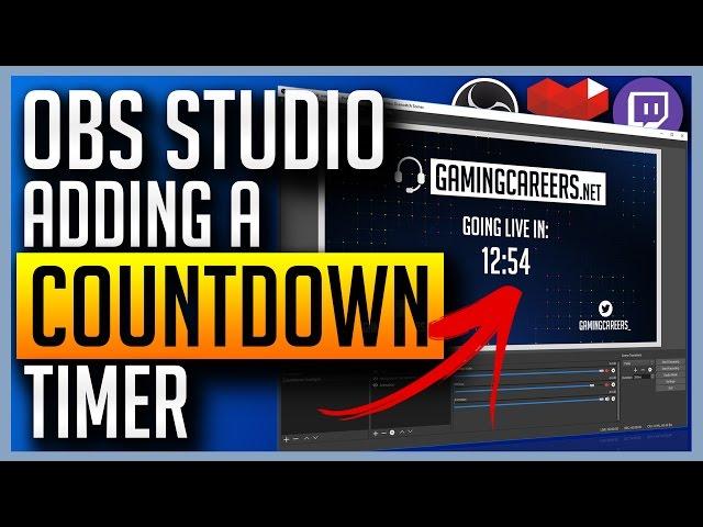 OBS Studio - Adding Countdown Timers for Twitch or YouTube Gaming