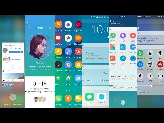 Best miui 8 and miui 9 themes. August 2017