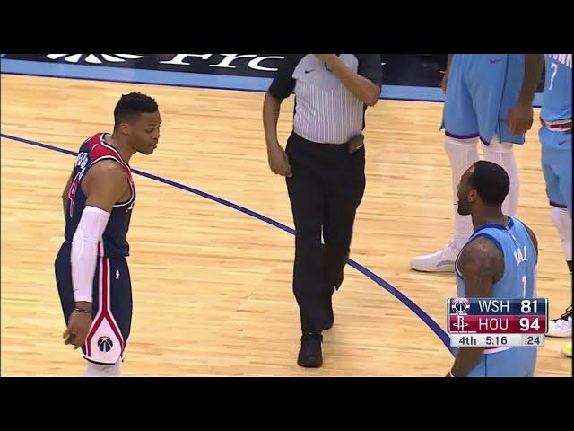 Russell Westbrook And John Wall Exchange Words, Heated Moment