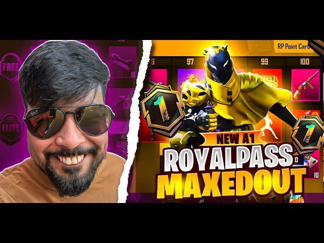 MAXING NEW A1 ROYALE PASS! 1 TO 100 RP MAX 