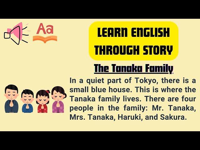 Improve your English  The Tanaka Family  English Listening Practice