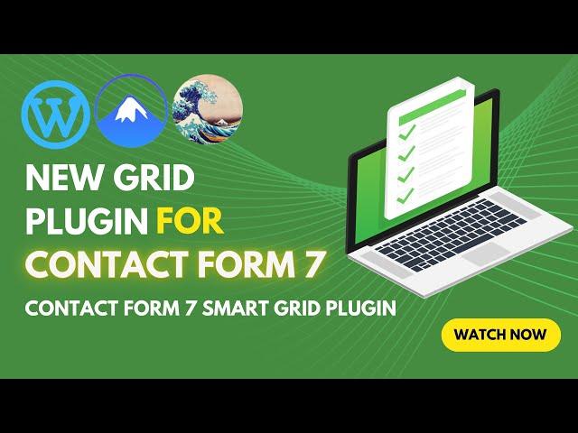 New Grid Plugin For Contact Form 7 | Contact Form 7 Smart Grid Plugin