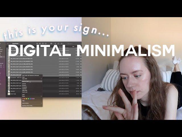 declutter your digital space  | how i reorganize my iphone + macbook!