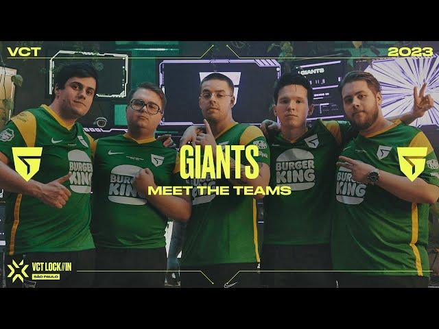 Meet Giants Gaming | VCT LOCK//IN 2023