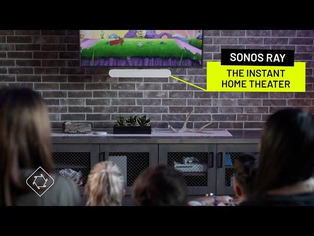 Sonos Ray Wi-Fi Soundbar: The All In One Home Theater Set Up